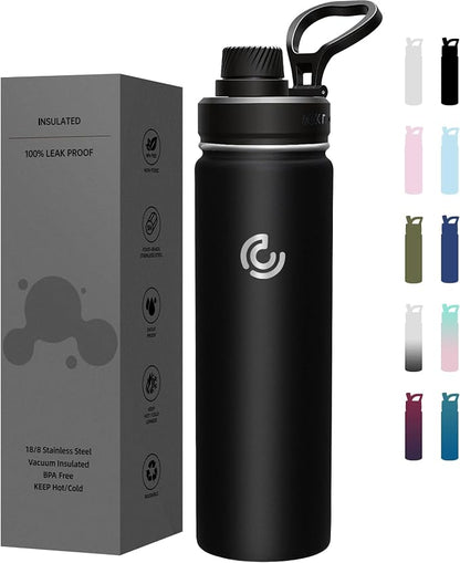 Sports Water Bottle 22oz, Insulated Water Bottle by coktik