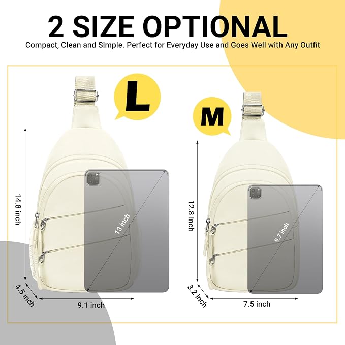 Tuwubi Crossbody Bags for Women, Sling Bag for Men, Small Hiking Backpack Anti - Image 8