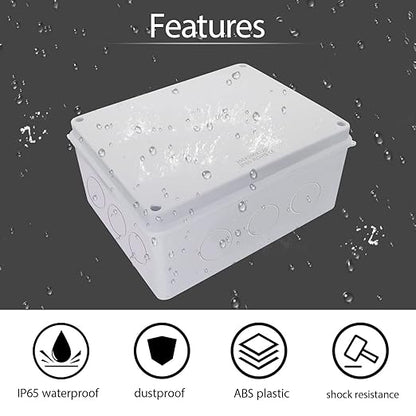 LeMotech Junction Box, Electrical Box IP65 Water Resistant Dustproof ABS - Image 5