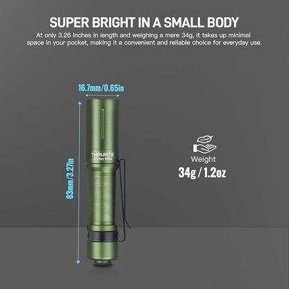 ThruNite Archer Mini Pocket EDC Pen Flashlight, USB-C Rechargeable Mini LED - Image 4