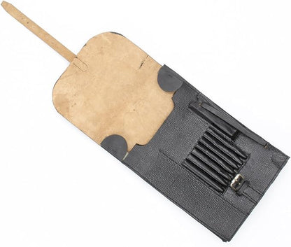 German WWII M1935 Leather Dispatch and Map Case - Image 3