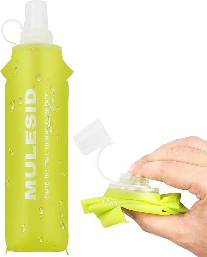 Soft Flask Running Bottles Collapsible Water Bottle Foldable - Image 3
