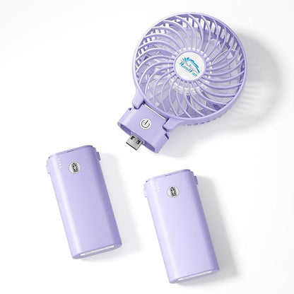 HandFan 10400mAh Personal Handheld Fan, 40Hrs Long-Lasted Hand Fan Rechargeable by HandFan