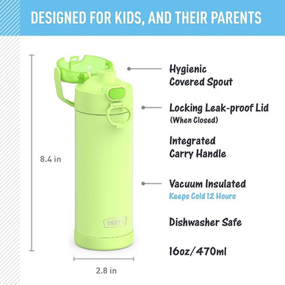 THERMOS FUNTAINER 16 Ounce Stainless Steel Vacuum Insulated Bottle - Image 2