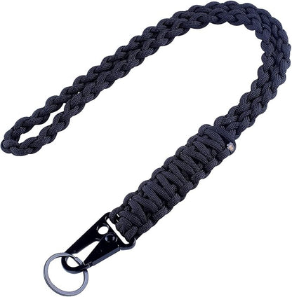 Heavy Duty Braided 550 Paracord Neck Lanyard Keychain by MAGITATI
