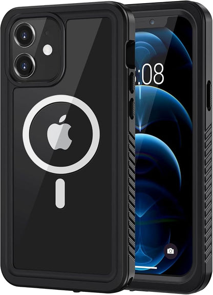 Lanhiem for iPhone 12 Magnetic Case, IP68 Waterproof Dustproof Case by LanhiemHome