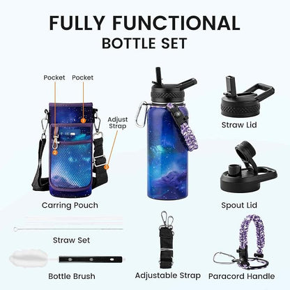 RAYMYLO Insulated Water Bottle 32 oz, Triple Wall Vacuum Stainless Steel - Image 7