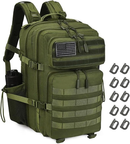 45L Tactical Backpack for Men Women, Military Assault Pack by R.SASR