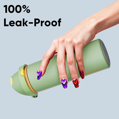 Insulated Water Bottle with Straw - Image 6