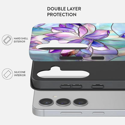 Compatible for Samsung Galaxy S25 Plus 5G Case, Dual Layer Heavy Duty 2 in 1 - Image 2