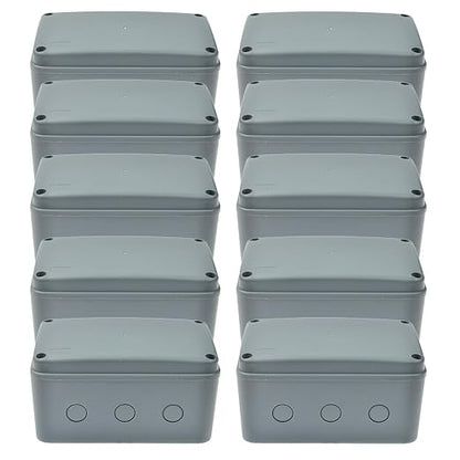 Nineleaf Waterproof Electrical Box IP66, Plastic Junction Box 7.1"x4.5"x4" by NineLeaf
