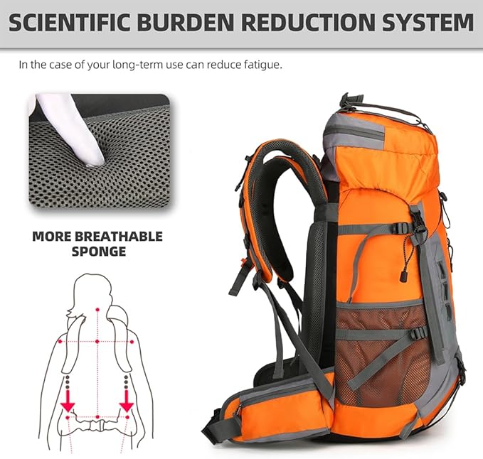 King'sGuard 60L Hiking Backpack - Image 2