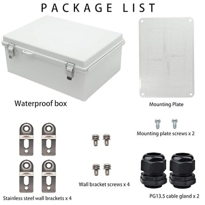 Outdoor Waterproof Electrical Box Junction Box Weatherproof IP67 ABS Plastic - Image 4