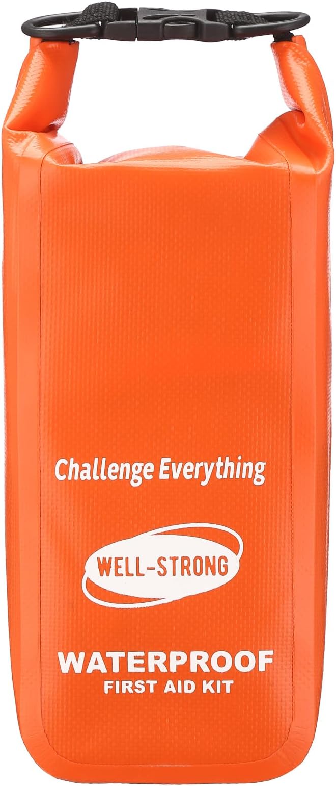 Boat First Aid Kit Waterproof, WELL-STRONG Marine Emergency Kit by WELL-STRONG