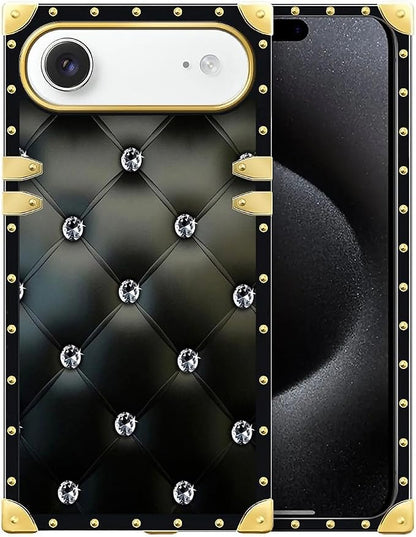 for iPhone 17 Air Case Luxury Golden Decoration by Unknown