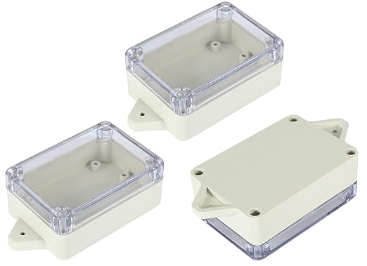 YXQ 83x58x33mm ABS Junction Box Plastic Waterproof Dustproof Universal Project by YXQ