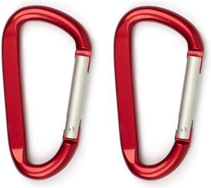 LESHIRY Large Carabiners Keychain 3" Aluminum D Shape Premium Durable D-Ring by LESHIRY