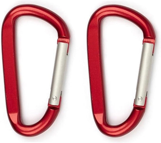 LESHIRY Large Carabiners Keychain 3" Aluminum D Shape Premium Durable D-Ring by LESHIRY