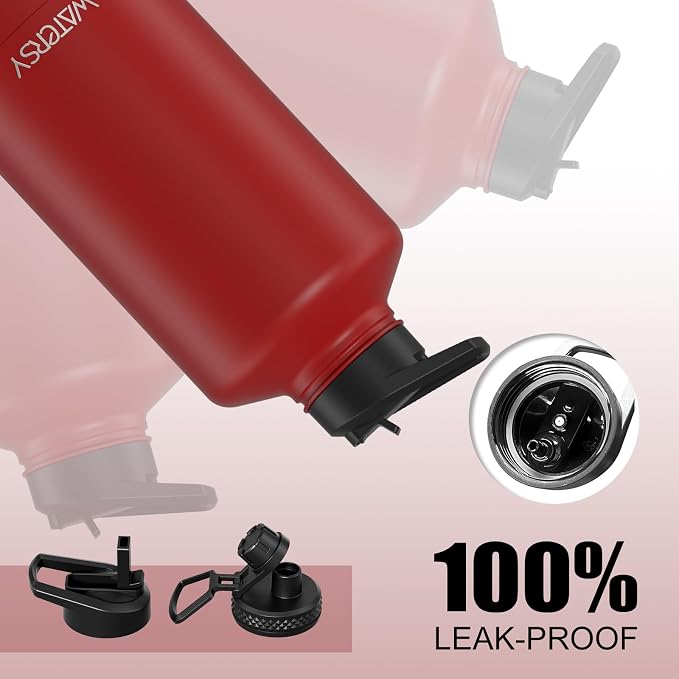 87oz Insulated Water Bottle, BPA Free&Leak Proof, 1.5 Gallon Stainless Steel - Image 5