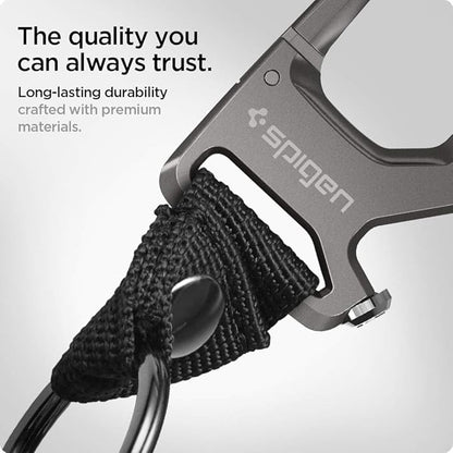 Spigen Life Carabiner Key Ring Clip, Car Keychain Clip, Bottle Opener Key Chain - Image 6
