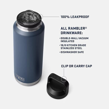 YETI Rambler 46 oz Bottle, Vacuum Insulated, Stainless Steel - Image 2