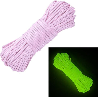 Glow in The Dark Zesty 550lb Paracord – 21 Strand Luminous Parachute Cord by WestCoastParacord