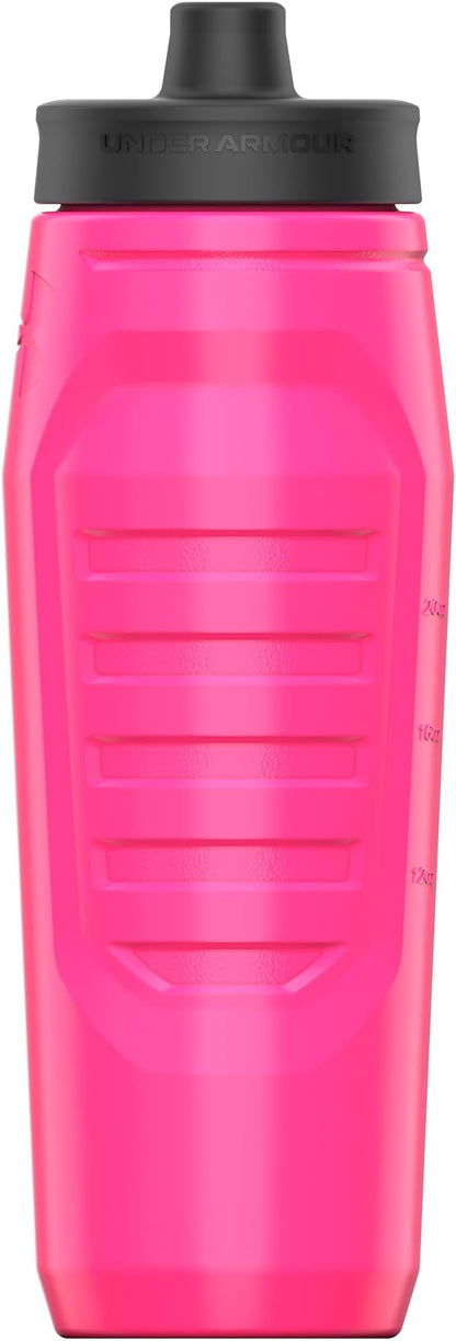 Under Armour 32oz Sideline Squeeze Bottle Hot Pink - Image 4