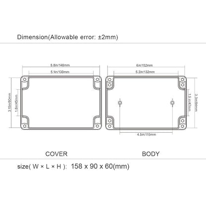 LeMotech Project Box ABS Plastic Junction Box IP65 Waterproof Electrical Boxes - Image 8