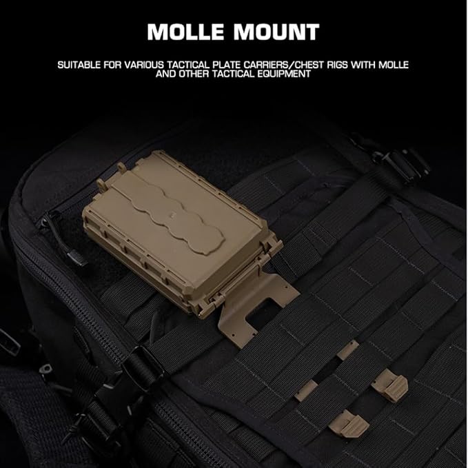 WoSporT Tactical Modular Battery Storage Organizer, MOLLE Military Hunting Vest - Image 4