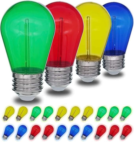 Jslinter Colored String LED Light Bulbs by Jslinter