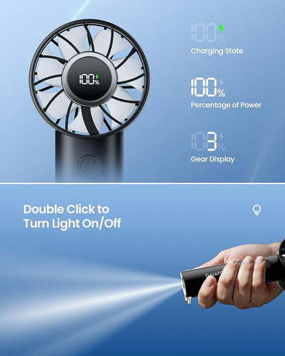 Gaiatop Portable Mini Fan, 3 Speed Handheld Fans - Image 6