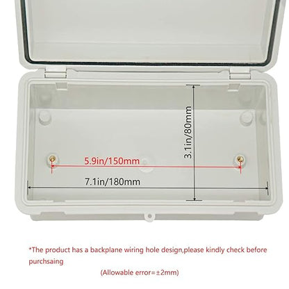 Zulkit Junction Box ABS Plastic Dustproof Waterproof IP65 Electrical Boxes - Image 5