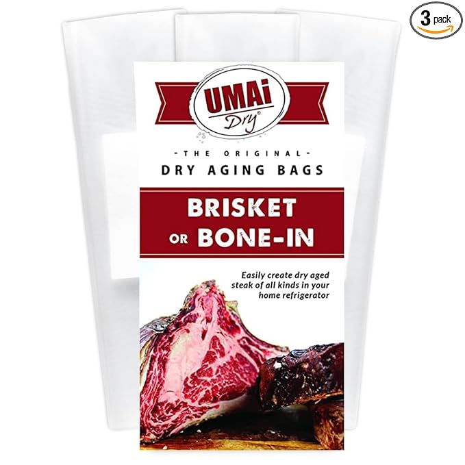 UMAi Dry Aging Bag for Steaks, Dry Age Bags for Meat, Brisket or Bone-In up to by UMAiDry
