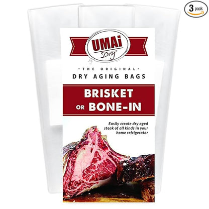 UMAi Dry Aging Bag for Steaks, Dry Age Bags for Meat, Brisket or Bone-In up to by UMAiDry