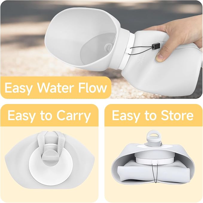 Dog Water Bottle, Leakproof Portable Water Bowl - Image 2