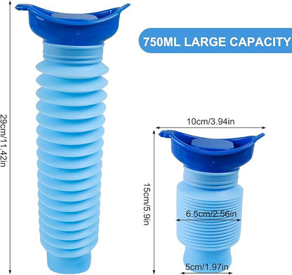 Pee Bottles for Men, Portable Urinal for Men, Collapsible Urine Bottle 750ML - Image 6