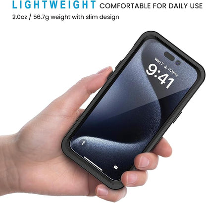 Lanhiem for iPhone 15 Pro Case, IP68 Waterproof Dustproof Shockproof Case - Image 4