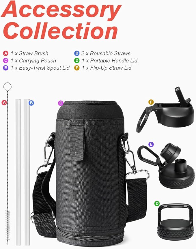 32 oz Insulated Water Bottle - Image 7