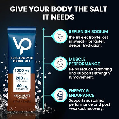 Venture Pal High Sodium Electrolyte Powder Packets | Sugar Free Hydration Drink - Image 6