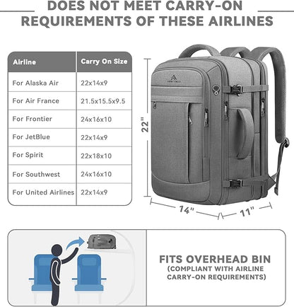 AREYTECO 60L Travel Laptop Backpack - Image 3