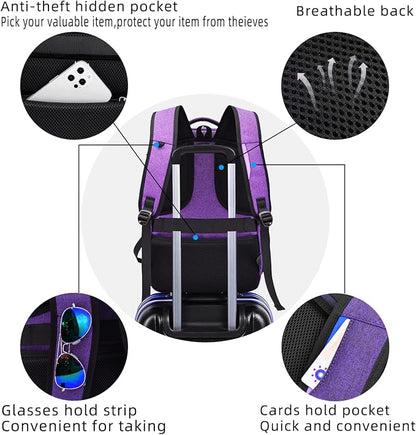 DUSLANG 17 Inch Laptop Backpack - Image 5