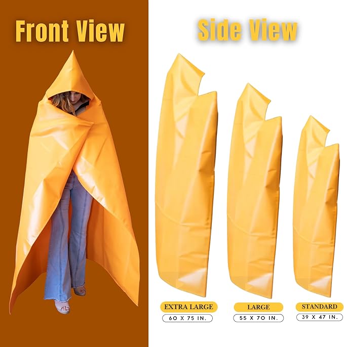 Fire Blanket -Certified 1200F Extra Thick, Glow In The Dark Fireproof Emergency - Image 5