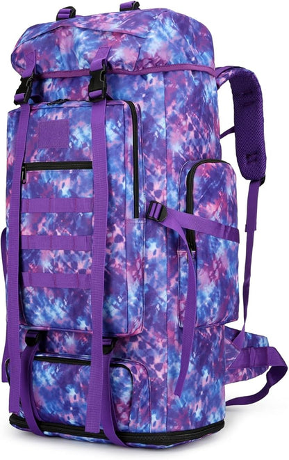 Hiking Backpack for Men 70L/100L Camping Backpack Military Rucksack Molle 3 by W+WINTMING