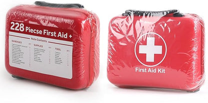 Compact First Aid Kit Designed for Family Emergency Care. Waterproof EVA Case - Image 9