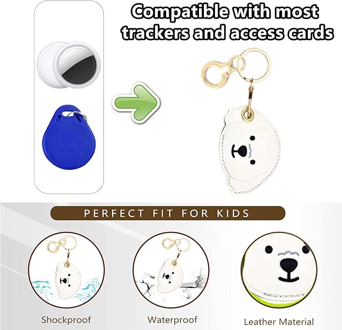 Leather Keychain Holder Case Compatible - Image 3