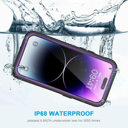 Lanhiem for iPhone 14 Pro Case, IP68 Waterproof Dustproof Shockproof - Image 2