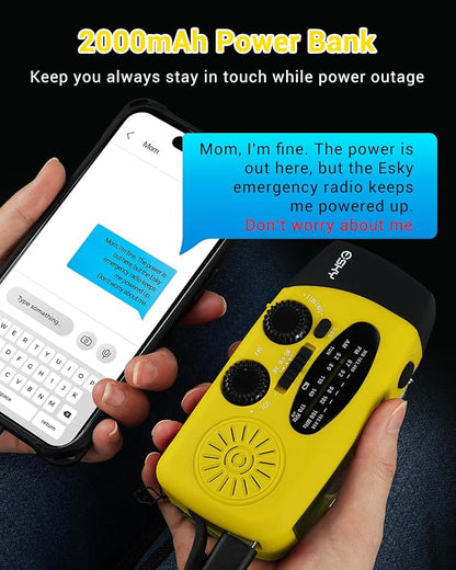 Esky Emergency Hand Crank Radio - Image 4