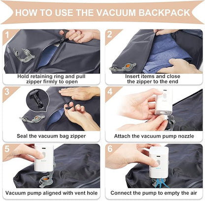 coowoz Vacuum Backpack Travel - Image 4