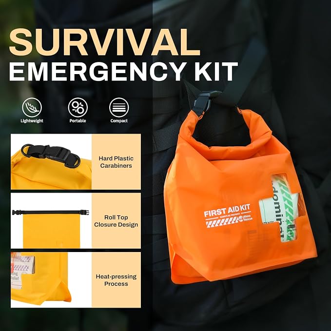 RHINO RESCUE Waterproof Boat First Aid Kit, Lightweight Boat Accessories Dry Bag - Image 5