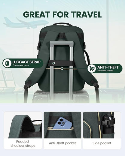 LOVEVOOK Travel Backpack for Women & Men 50L, Airline Approved Carry On - Image 6